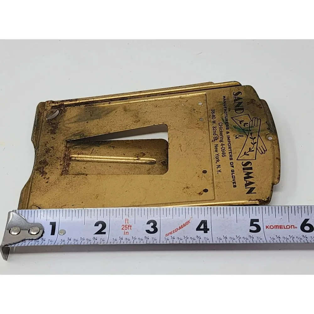 Vintage Metal Sand Siman‎ Manufacturers & Importers Of Gloves Advertisement